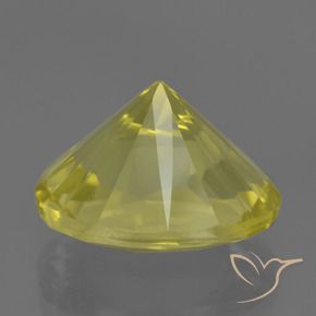 Quarzo Giallo medio naturale da 10.74 ct, Ovale, VVS-VS