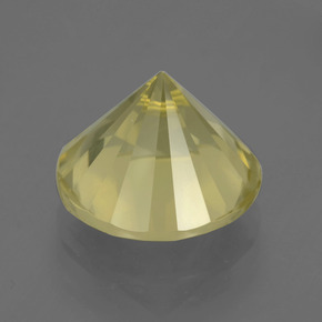Quarzo naturale giallo da 8,10 ct, taglio rotondo, VVS-VS