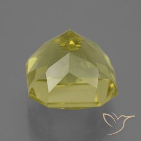Quarzo Giallo medio naturale da 10.50 ct, Ottagonale / Taglio smeraldo, VS