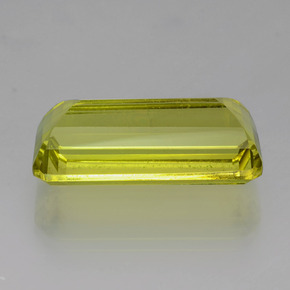 Quarzo Giallo limone naturale da 27.39 ct, Taglio smeraldo, VVS-VS