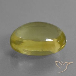 Quarzo Giallo dorato chiaro naturale da 27.98 ct, Ovale, Trasparente