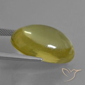 Quarzo Giallo dorato chiaro naturale da 27.98 ct, Ovale, Trasparente