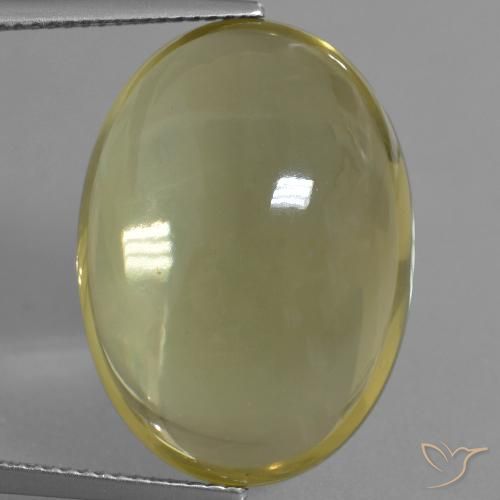 28.84ct Naturale Giallo dorato chiaro Quarzo, Ovale, Trasparente