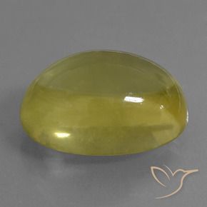 Quarzo Giallo chiaro naturale da 36.38 ct, Ovale, Trasparente