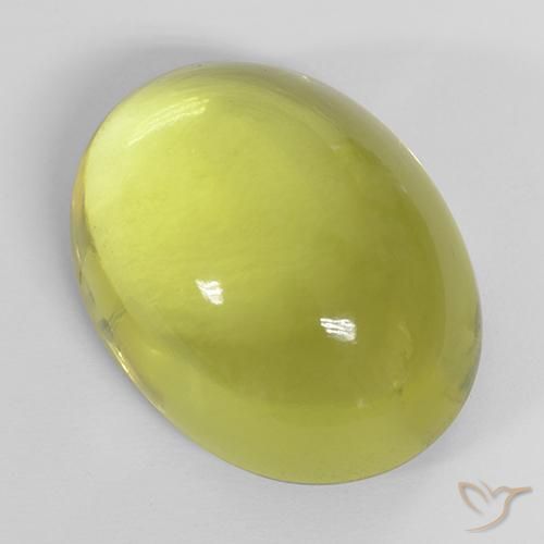 Quarzo Giallo medio naturale da 35.55 ct, Ovale, Trasparente