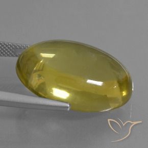 Quarzo Giallo ricco naturale da 28.56 ct, Ovale, Trasparente