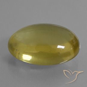 Quarzo Giallo brunastro naturale da 29.10 ct, Ovale, Trasparente