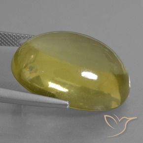 Quarzo Giallo intenso naturale da 32.95 ct, Ovale, Trasparente