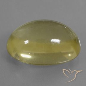 Quarzo Giallo chiaro naturale da 36.61 ct, Ovale, Trasparente