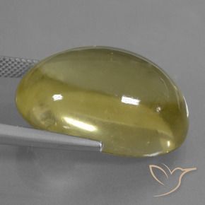 Quarzo Giallo chiaro naturale da 36.61 ct, Ovale, Trasparente