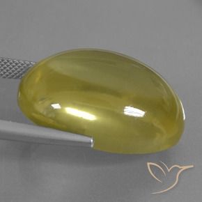 Quarzo Giallo chiaro naturale da 38.22 ct, Ovale, Trasparente
