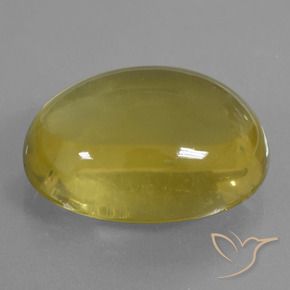 Quarzo Giallo brunastro naturale da 40.17 ct, Ovale, Trasparente