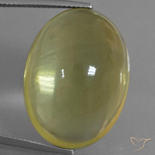 43.91ct Naturale Giallo dorato chiaro Quarzo, Ovale, Trasparente