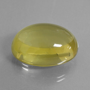 Quarzo Giallo limone naturale da 43.06 ct, Taglio ovale, Trasparente