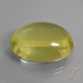 Quarzo Bombo Giallo naturale da 44.59 ct, Ovale, Trasparente