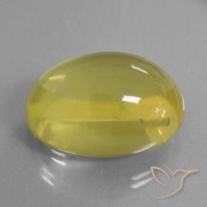 Quarzo Giallo miele chiaro naturale da 56.08 ct, Ovale, Trasparente