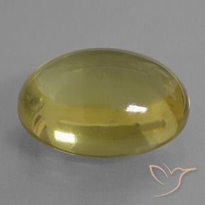 Quarzo Giallo medio naturale da 53.11 ct, Ovale, Trasparente