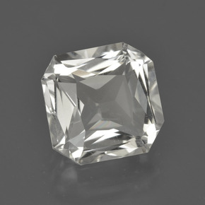 Quarzo Bianco naturale da 4.63 ct, Taglio smeraldo, VVS-VS