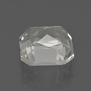 Quarzo Bianco naturale da 4.63 ct, Taglio smeraldo, VVS-VS