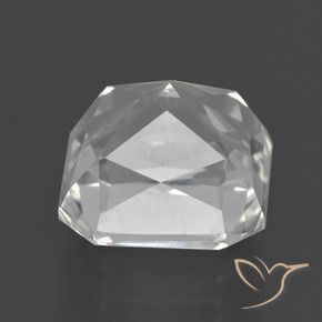 Quarzo Bianco trasparente naturale da 8.44 ct, Ottagonale / Taglio smeraldo, VVS-VS