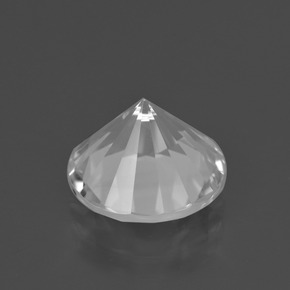 Quarzo Bianco naturale da 5.59 ct, Taglio rotondo, VVS