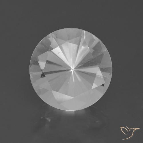 5.17ct Naturale Bianco Quarzo, Rotondo, VVS