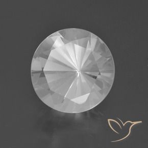 Quarzo Bianco naturale da 5.17 ct, Rotondo, VVS