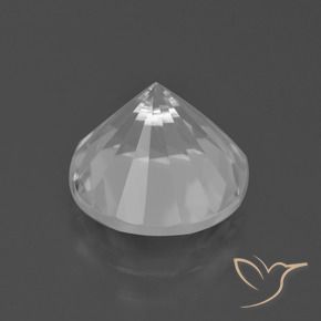 Quarzo Bianco naturale da 5.17 ct, Rotondo, VVS