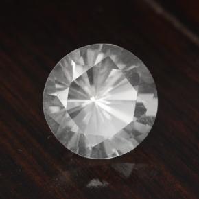 Quarzo Bianco naturale da 4.68 ct, Taglio rotondo, VVS