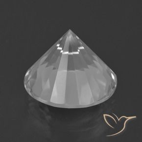 Quarzo Bianco naturale da 7.05 ct, Rotondo, VVS