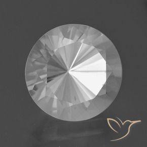 Quarzo Bianco naturale da 6.89 ct, Rotondo, VVS