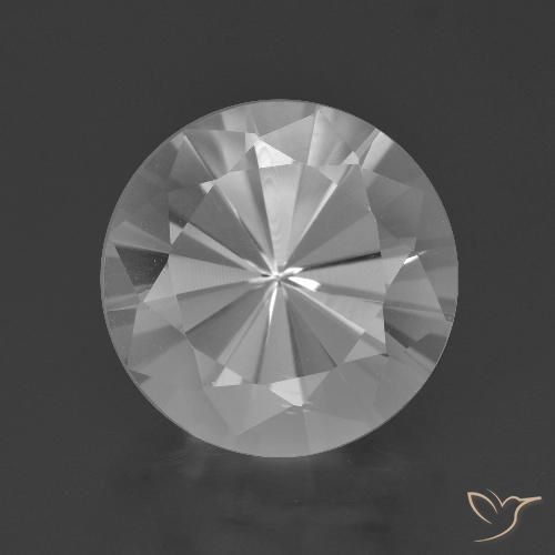 6.27ct Naturale Bianco Quarzo, Rotondo, VVS