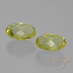 Gemme di Quarzo Giallo mais naturale da 4.65 ct, Ovale, VVS-VS