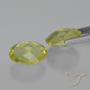 Gemme di Quarzo Giallo mais naturale da 4.65 ct, Ovale, VVS-VS