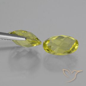 Gemme di Quarzo Giallo mais naturale da 4.17 ct, Ovale, VVS-VS