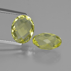 Gemme di Quarzo Giallo medio naturale da 5.02 ct, Taglio ovale, VVS-VS