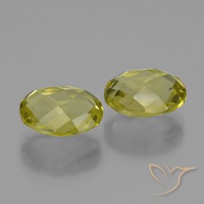 Gemme di Quarzo Giallo Ananas naturale da 4.70 ct, Ovale, VVS-VS