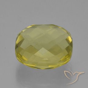 Quarzo Giallo chiaro naturale da 27.82 ct, Cuscino, VVS-VS