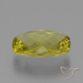 Quarzo Giallo chiaro naturale da 14.90 ct, Cuscino, VVS