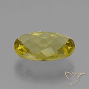 Quarzo Giallo chiaro naturale da 14.16 ct, Ovale, VS