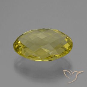 Quarzo Giallo Ananas naturale da 15.69 ct, Ovale, VVS