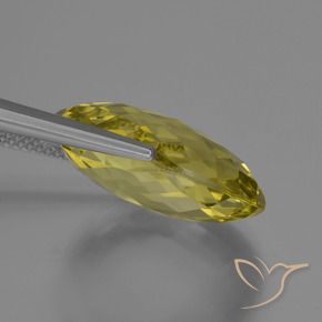 Quarzo Giallo Ananas naturale da 15.69 ct, Ovale, VVS