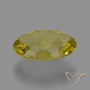 Quarzo Giallo chiaro naturale da 15.21 ct, Ovale, VS