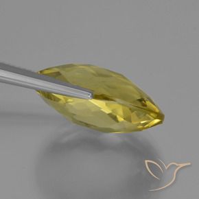Quarzo Giallo chiaro naturale da 15.41 ct, Ovale, VS
