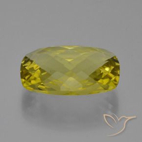 Quarzo Giallo Ananas naturale da 14.59 ct, Cuscino, VVS