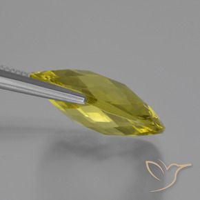 Quarzo Giallo Ananas naturale da 14.59 ct, Cuscino, VVS