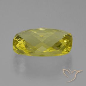 Quarzo Giallo chiaro naturale da 14.63 ct, Cuscino, VVS