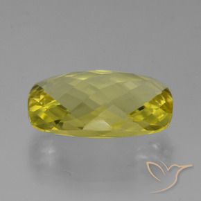 Quarzo Giallo Ananas naturale da 14.69 ct, Cuscino, VVS