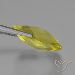 Quarzo Giallo chiaro naturale da 14.91 ct, Cuscino, VVS