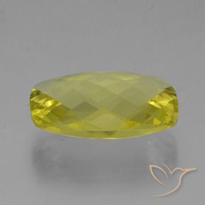 Quarzo Limone giallo naturale da 14.86 ct, Cuscino, VVS